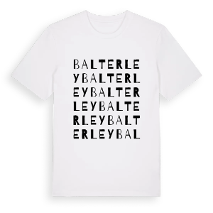 Balterley ordlek t-shirt – ekologisk bomull t-shirt från Pinshirt