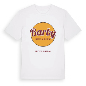 Barby cirkel t-shirt – ekologisk bomull t-shirt från Pinshirt