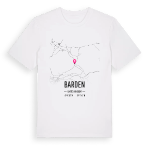 Barden karta t-shirt – ekologisk bomull t-shirt från Pinshirt