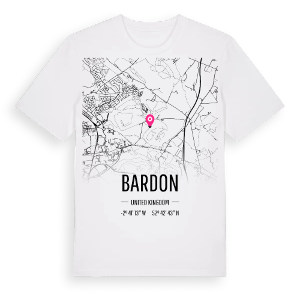 Bardon karta t-shirt – ekologisk bomull t-shirt från Pinshirt