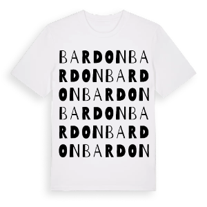 Bardon ordlek t-shirt – ekologisk bomull t-shirt från Pinshirt