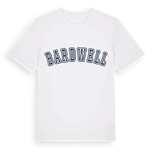 Bardwell college t-shirt – ekologisk bomull t-shirt från Pinshirt