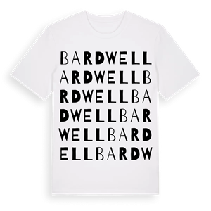 Bardwell ordlek t-shirt – ekologisk bomull t-shirt från Pinshirt