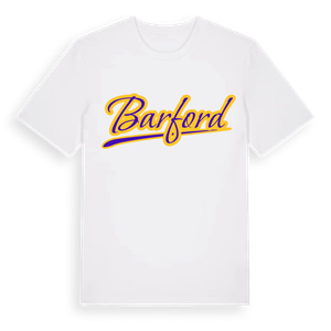 Barford baseball t-shirt – ekologisk bomull t-shirt från Pinshirt