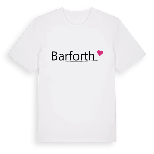 Barforth hjärta t-shirt – ekologisk bomull t-shirt från Pinshirt