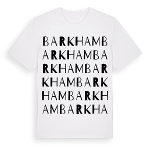 Barkham ordlek t-shirt – ekologisk bomull t-shirt från Pinshirt