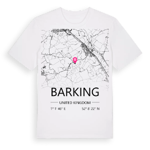 Barking karta t-shirt – ekologisk bomull t-shirt från Pinshirt