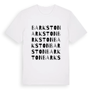 Barkston ordlek t-shirt – ekologisk bomull t-shirt från Pinshirt