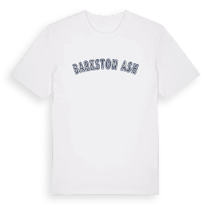 Barkston Ash college t-shirt – ekologisk bomull t-shirt från Pinshirt