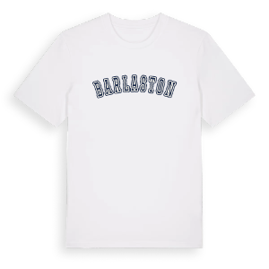Barlaston college t-shirt – ekologisk bomull t-shirt från Pinshirt