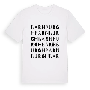 Barnburgh ordlek t-shirt – ekologisk bomull t-shirt från Pinshirt