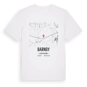 Barnby karta t-shirt – ekologisk bomull t-shirt från Pinshirt