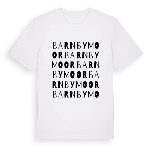 Barnby Moor ordlek t-shirt – ekologisk bomull t-shirt från Pinshirt