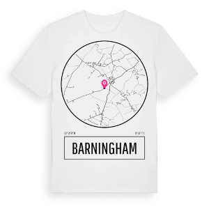 Barningham t-shirt – ekologisk bomull t-shirt från Pinshirt