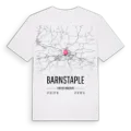 Barnstaple karta t-shirt