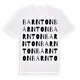 Barnton ordlek t-shirt
