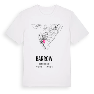 Barrow karta t-shirt – ekologisk bomull t-shirt från Pinshirt