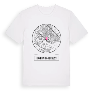 Barrow-in-Furness t-shirt – ekologisk bomull t-shirt från PinShirt