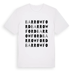 Barrowford ordlek t-shirt – ekologisk bomull t-shirt från Pinshirt