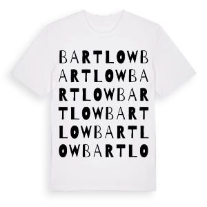 Bartlow ordlek t-shirt – ekologisk bomull t-shirt från Pinshirt