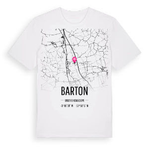 Barton karta t-shirt – ekologisk bomull t-shirt från Pinshirt