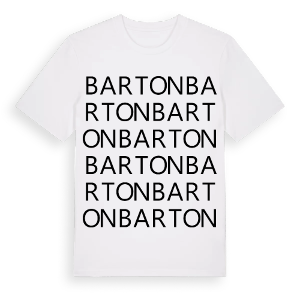 Barton ordlek t-shirt – ekologisk bomull t-shirt från Pinshirt