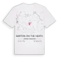 Barton-on-the-Heath karta t-shirt