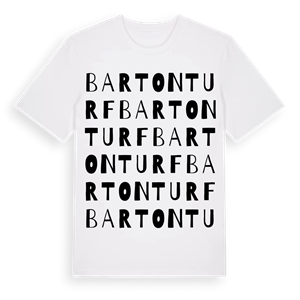 Barton Turf ordlek t-shirt – ekologisk bomull t-shirt från Pinshirt