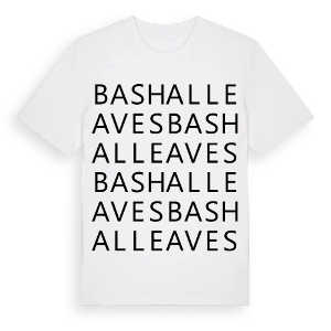 Bashall Eaves ordlek t-shirt – ekologisk bomull t-shirt från Pinshirt