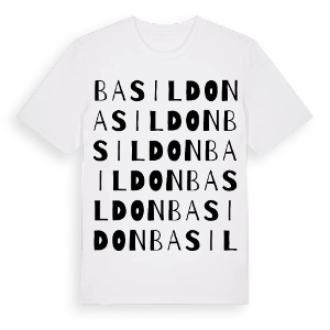 Basildon ordlek t-shirt – ekologisk bomull t-shirt från Pinshirt