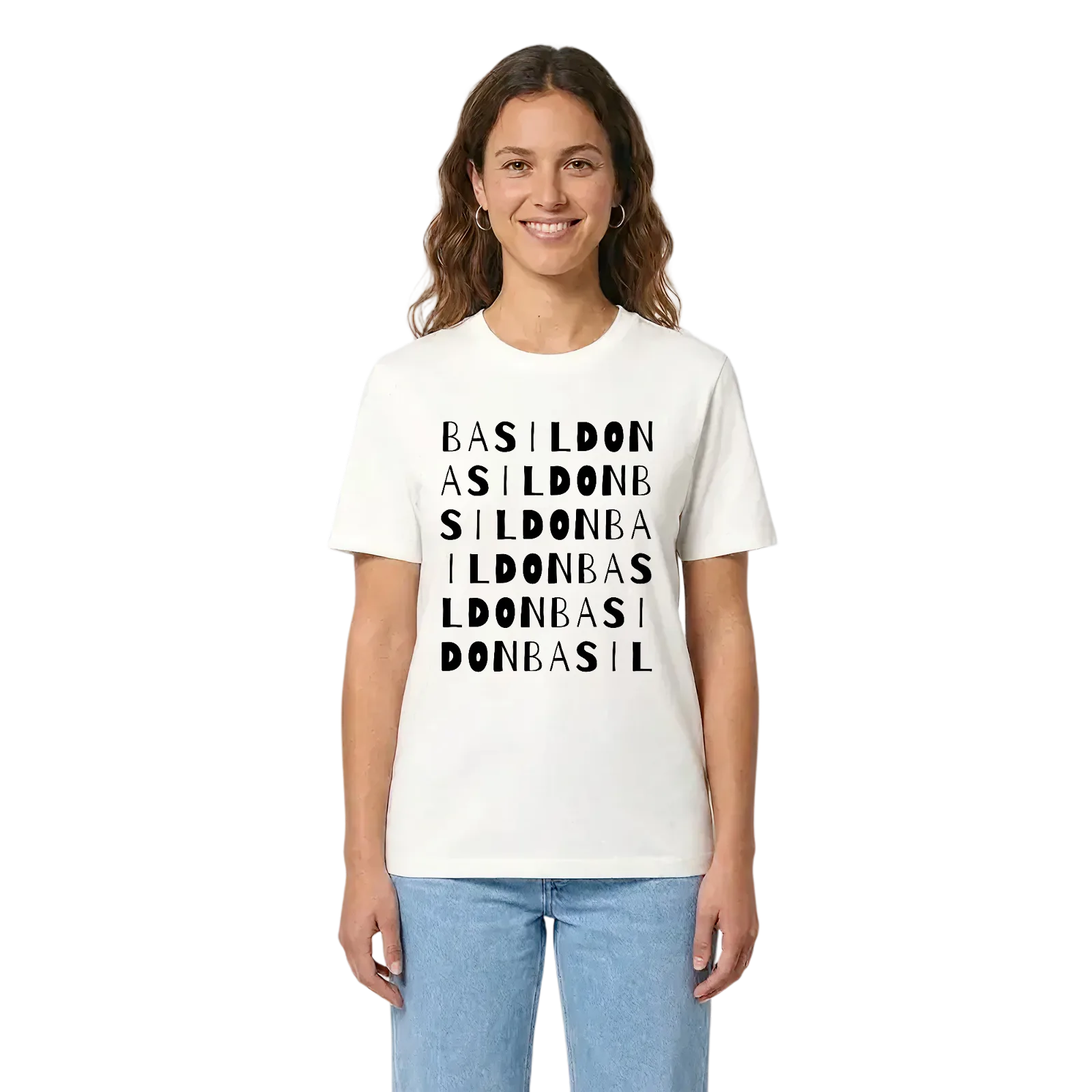 Basildon ordlek t-shirt – White, i miljö