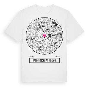 Basingstoke and Deane t-shirt – ekologisk bomull t-shirt från Pinshirt