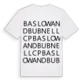Baslow and Bubnell CP ordlek t-shirt