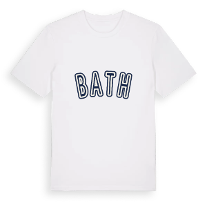 Bath college t-shirt – ekologisk bomull t-shirt från Pinshirt
