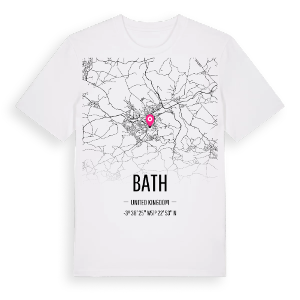 Bath karta t-shirt – ekologisk bomull t-shirt från Pinshirt