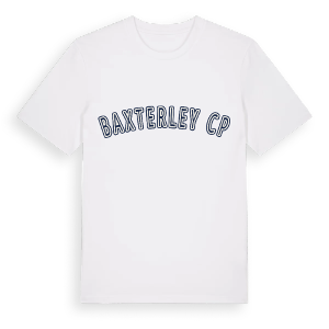 Baxterley CP college t-shirt – ekologisk bomull t-shirt från Pinshirt