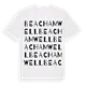 Beachamwell ordlek t-shirt