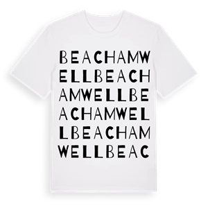 Beachamwell ordlek t-shirt – ekologisk bomull t-shirt från Pinshirt