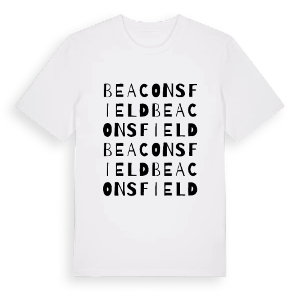 Beaconsfield ordlek t-shirt – ekologisk bomull t-shirt från Pinshirt