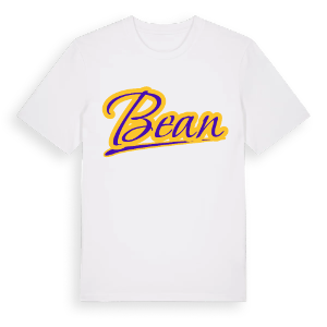 Bean baseball t-shirt – ekologisk bomull t-shirt från Pinshirt