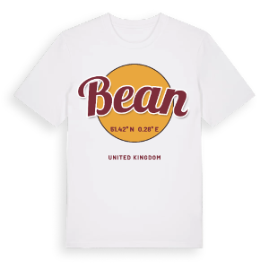 Bean cirkel t-shirt – ekologisk bomull t-shirt från Pinshirt