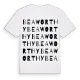 Beaworthy ordlek t-shirt