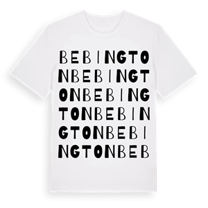 Bebington ordlek t-shirt – ekologisk bomull t-shirt från Pinshirt