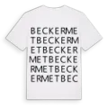 Beckermet ordlek t-shirt