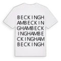 Beckingham ordlek t-shirt