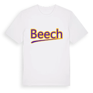 Beech baseball t-shirt – ekologisk bomull t-shirt från Pinshirt