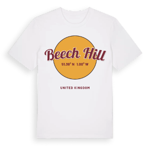 Beech Hill cirkel t-shirt – ekologisk bomull t-shirt från Pinshirt
