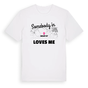 Någon i Beeley CP älskar mig t-shirt – ekologisk bomull t-shirt från Pinshirt