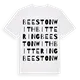 Beeston with Bittering ordlek t-shirt