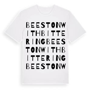 Beeston with Bittering ordlek t-shirt – ekologisk bomull t-shirt från Pinshirt
